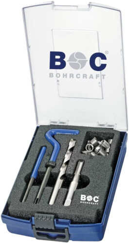 Kierteenkorjaussarja M12 &times; 1,75, Bohrcraft