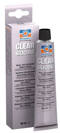 Yleiskäyttöinen kirkas silikoni, 80 ml, Permatex