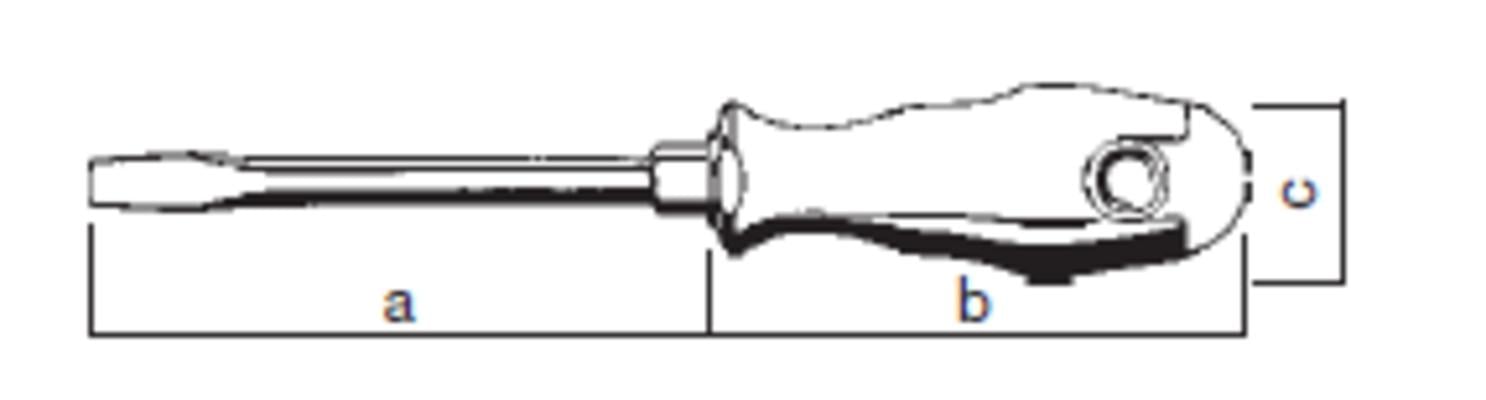 Ruuvitaltta 3,5 mm (80 mm), Felo Ergonic