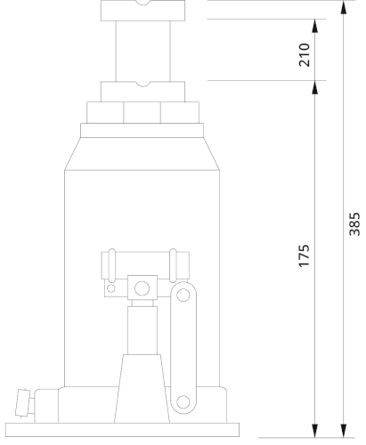 Hydraulinen pullonostin ATN10, AC