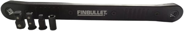 Kulmajatkovarsi 1/4", 3/8" ja 1/2", Finbullet
