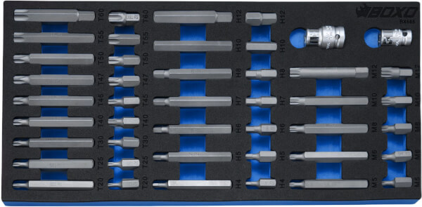 Bits-sarja 1/2" & 3/8", Boxo