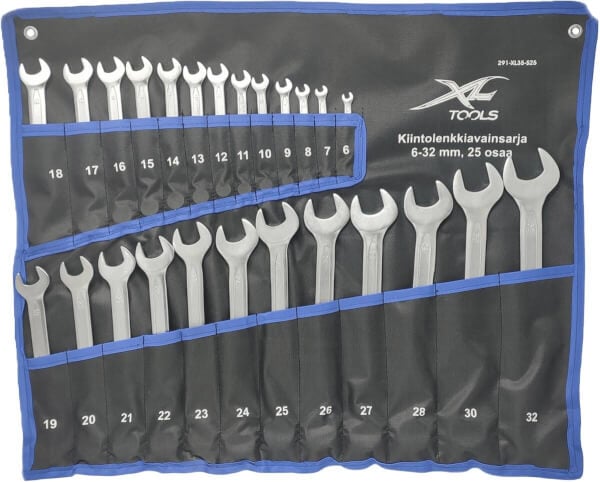 Kiintolenkkiavainsarja 6-32 mm, XL Tools