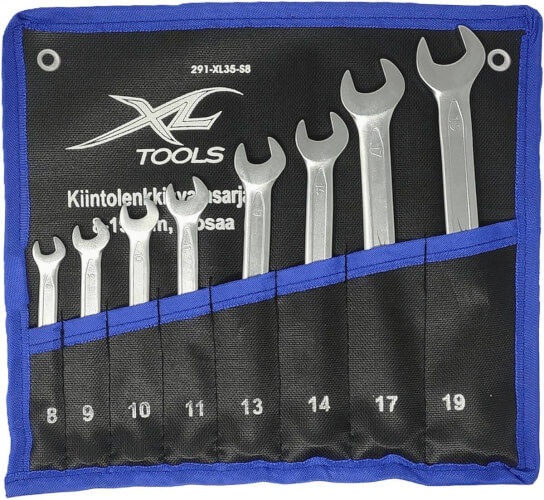 Kiintolenkkiavainsarja 8-19 mm, XL Tools