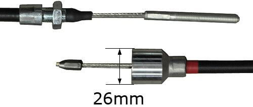 Jarruvaijeri 1130 AL-KO BPW (holkki: 23 / 26 mm M8 / M12x1.5)