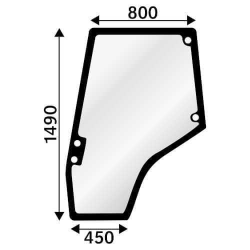 Ovilasi vasen, MF 5400-8400 sarja