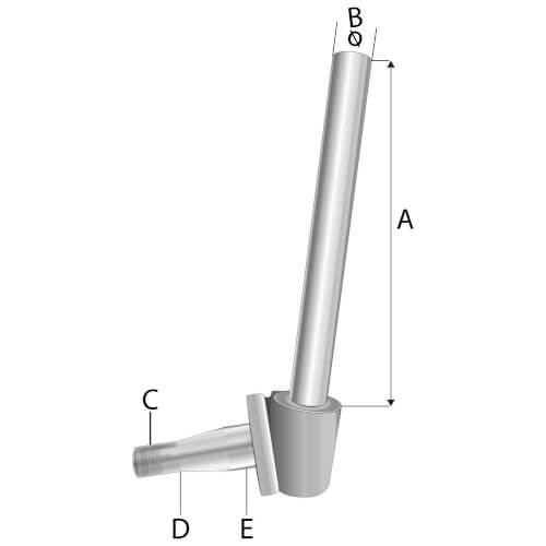 Olka-akseli vasen MF 897415M91