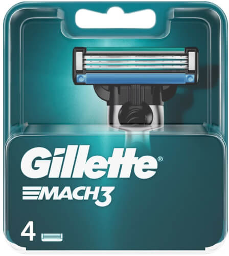 Mach3 vaihtoterät 4 kpl, Gillette