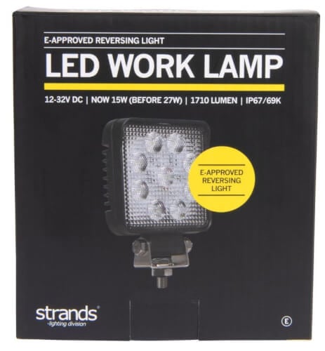 Led-työvalo | 15 W | 1250 lm | Strands