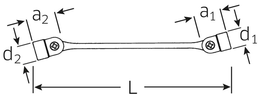 Nivelhylsyavain Flexi (6 mm x 7 mm), Stahlwille 29