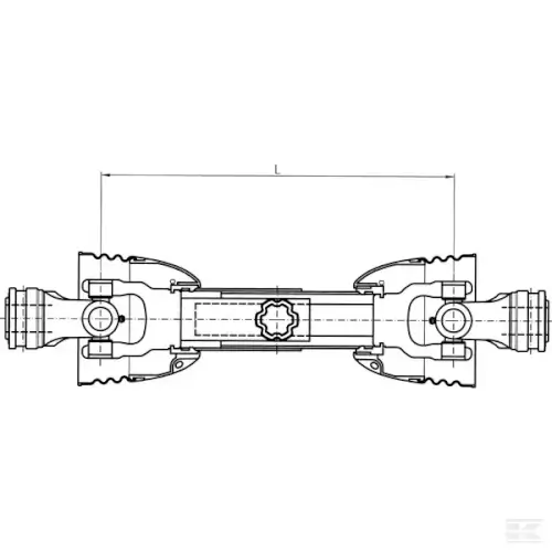 Nivelakseli  T60, 1 3/8"-6, 1 3/8"-6, Comer