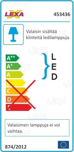 Led-valaisin 120 cm | 4800 lm| 4000 K | 40 W, Lexxa