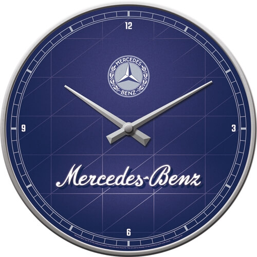 Seinäkello Mercedes-Benz 31 cm, Nostalgic Art