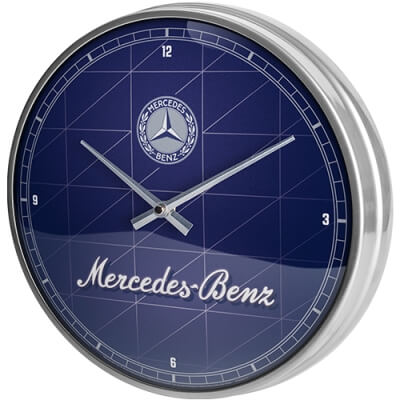 Seinäkello Mercedes-Benz 31 cm, Nostalgic Art