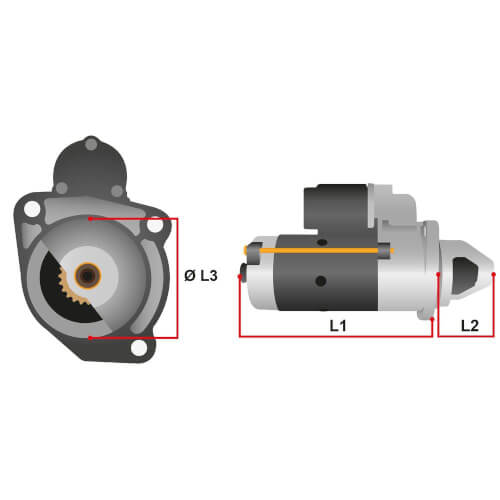 Startti bo 0.001.367.029 12V