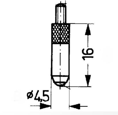 Mittakello 10 mm, Limit - Mittak&auml;rki mittakelloon, puolipy&ouml;re&auml;