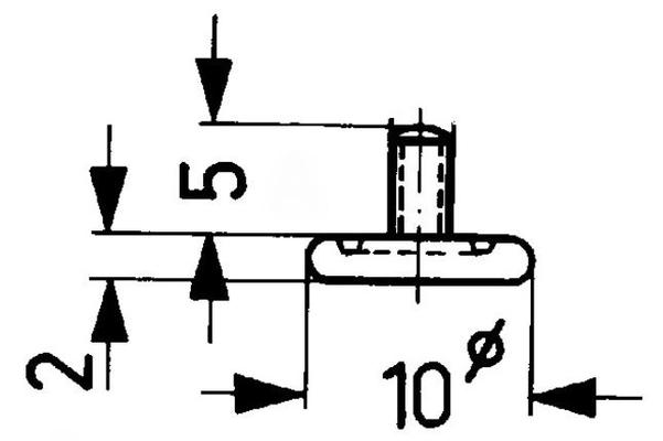 Mittakello 10 mm, Limit - Mittak&auml;rki mittakelloon, litte&auml;