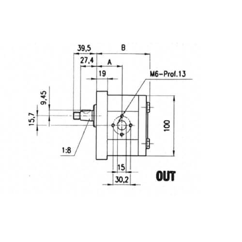 Hydraulipumppu A25 Fiat 5129478