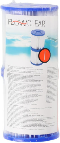 Ulkoporealtaan suodatin Flowclear 1 (2 kpl), Bestway