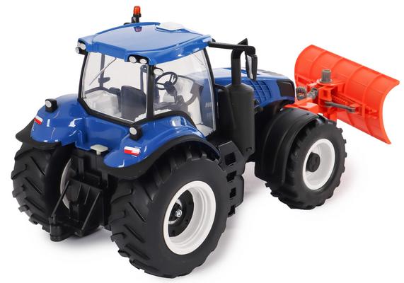 Kauko-ohjattava New-Holland traktori auralla (1:16), Maisto-Tech