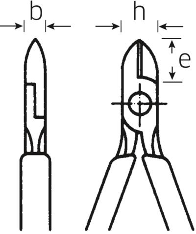 Sivuleikkurit 160 mm, Stahlwille