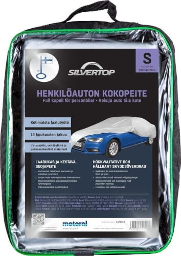 Auton kokopeite Peugeot 106 hatchback (1992-2004), Silvertop