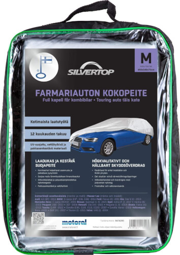 Auton kokopeite Audi A3 8P Farmari (2003-2013), Silvertop
