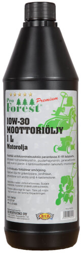 Moottoriöljy 10W-30, mineraali, 1 l, Proforest