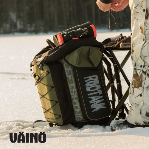 Pilkkireppu ja reppujakkara Tank 50 l, V&auml;in&ouml;