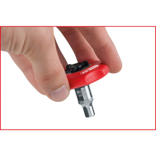 R&auml;ikk&auml;v&auml;&auml;nnin k&auml;mmenmalli 1/4" + 3/8" + 1/2", KS-Tools