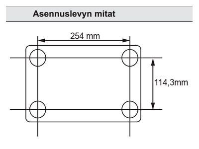 Sähkövinssi kaukosäätimellä 12 V / 4313 kg, Ironx