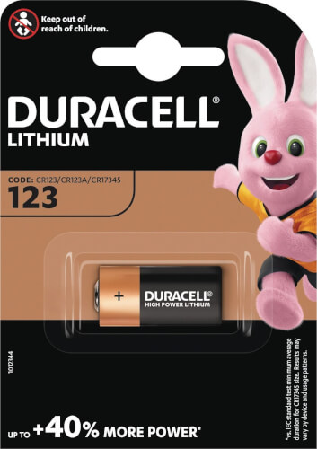 Paristo CR123, Duracell