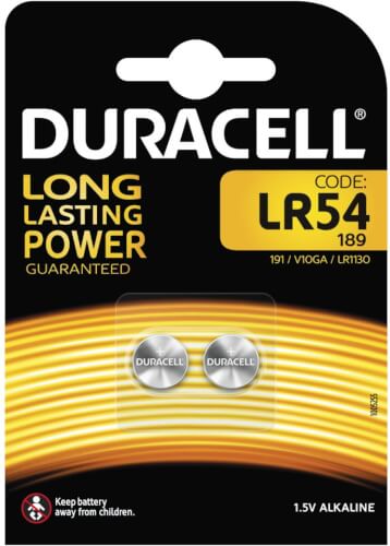 Nappiparisto LR54, 2kpl, Duracell