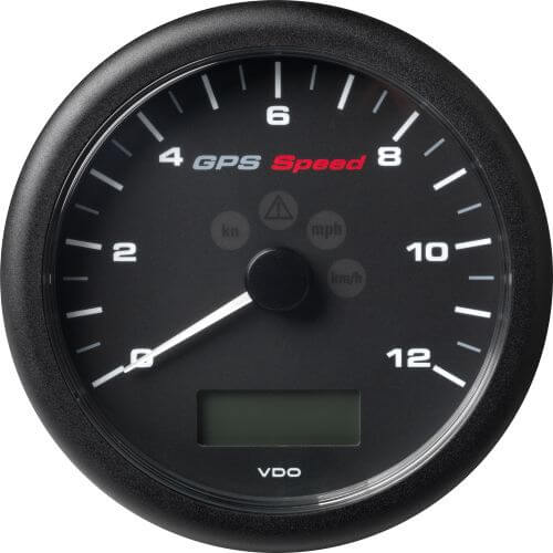 Viewline GPS Speed Ø110 mm, VDO - GPS Speed 12 kn 12 V