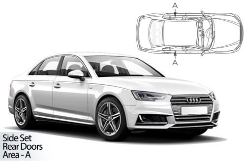 Häikäisysuojasarja Audi A4, B9 4-ovinen (2015➟), Car Shades