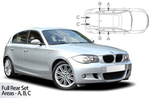 Häikäisysuojasarja BMW 1-Sarja E87, 5 ovinen (2004-2011), Car Shades