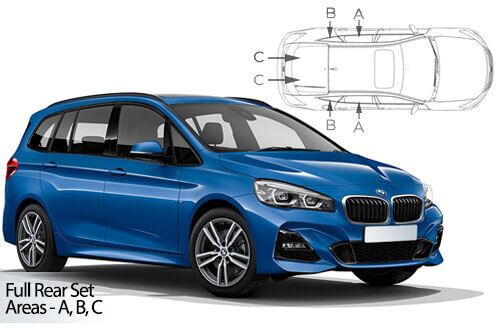 Häikäisysuojasarja BMW 2-Sarja F46 Gran Tourer (2014➟), Car Shades