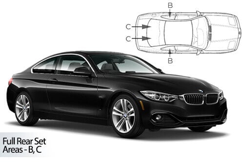 Häikäisysuojasarja BMW 4-Sarja F32 2-ovinen (2014-2020), Car Shades