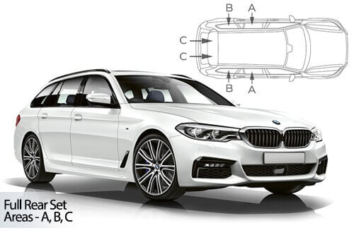 Häikäisysuojasarja BMW 5-Sarja G31, Farmari (2017-2024), Car Shades