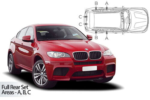 Häikäisysuojasarja BMW X6 E71, 5 ovinen (2008-2014), Car Shades