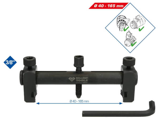 Hihnapyörän irrotin, Brilliant Tools