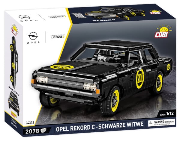 Koottava auto Opel Rekord C Schwarze Witwe 1:12, 2078 osaa, Cobi