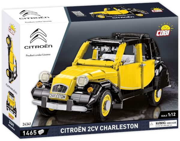 Koottava auto Citroen 2CV Charleston 1:12, 1465 osaa, Cobi