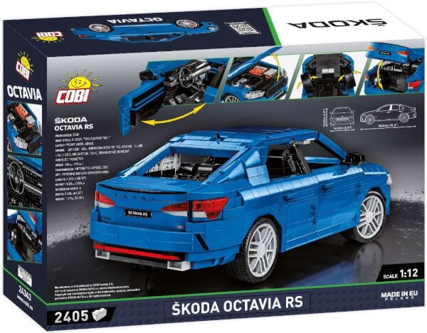 Koottava auto Skoda Octavia RS, 2405 osaa, Cobi