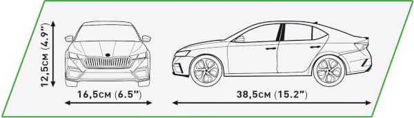Koottava auto Skoda Octavia RS, 2405 osaa, Cobi