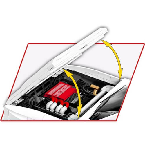 Koottava auto Lancia Delta HF Integrale EVO 1:12, 2294 osaa, Cobi