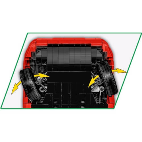 Koottava auto Lancia Delta HF Integrale 1:12, 2068 osaa, Cobi