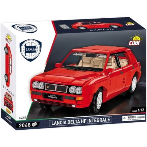 Koottava auto Lancia Delta HF Integrale 1:12, 2068 osaa, Cobi