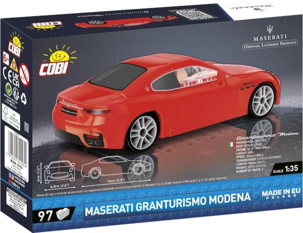 Koottava auto Maserati GranTurismo Modena, 97 osaa, Cobi