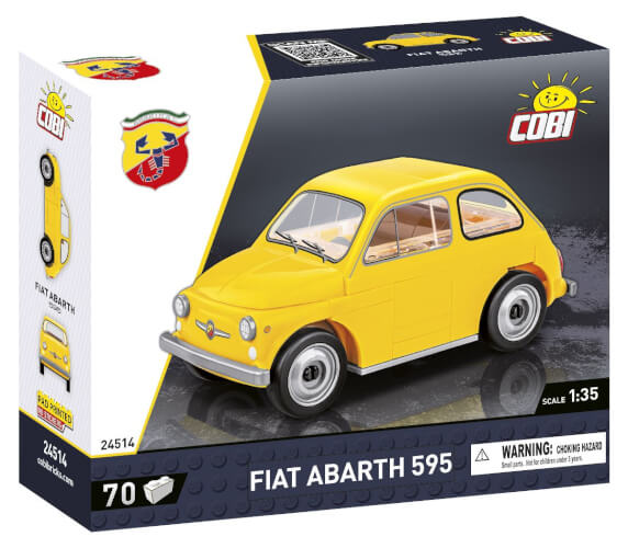 Koottava auto Fiat Abarth 595, 70 osaa, Cobi